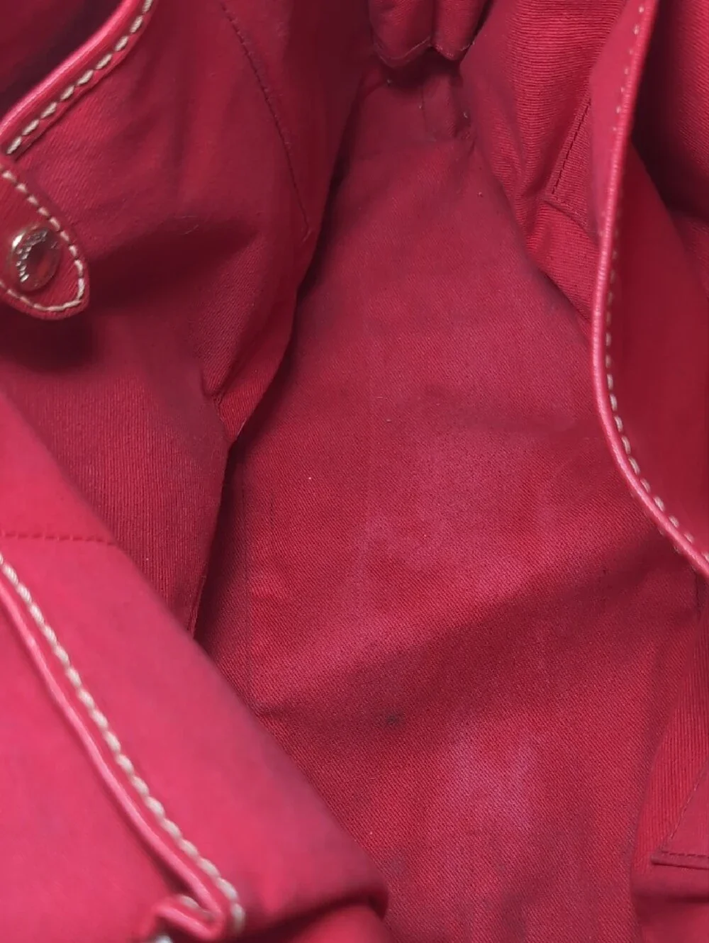 Dooney & Bourke Red Saffiano Satchel